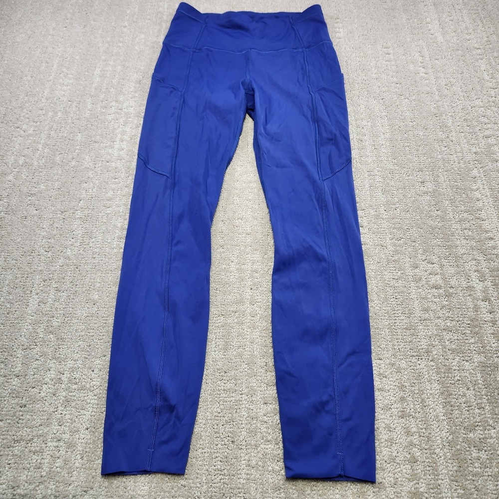 Lululemon Pants Women 4 Fast Free Purple High Rise 7/8 Tights Athleisure